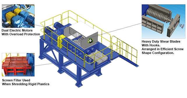 double-shaft-shredder-diagram