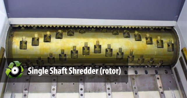 single-shaft-shredder-rotor